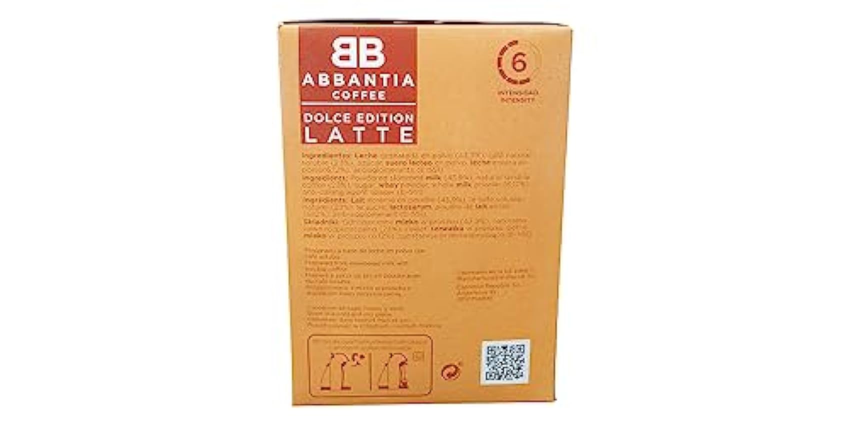ABBANTIA Capsules de café Latte Compatibles - 128 Capsules (Pack de 8 boîtes x 16) Nk3wFrXj