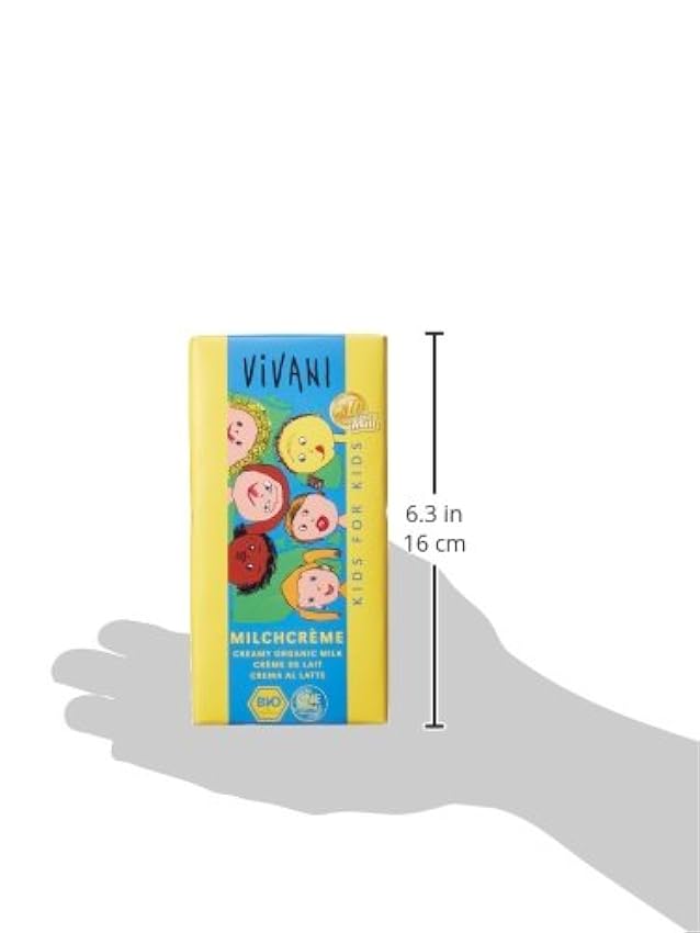 Vivani Chocolat à la Crème de Lait pour Enfants 100 g- Lot de 5 LJ2H0Kcl