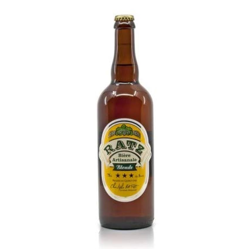 Bière blonde artisanale du Quercy Brasserie Ratz, 75cl LfNqNR5k