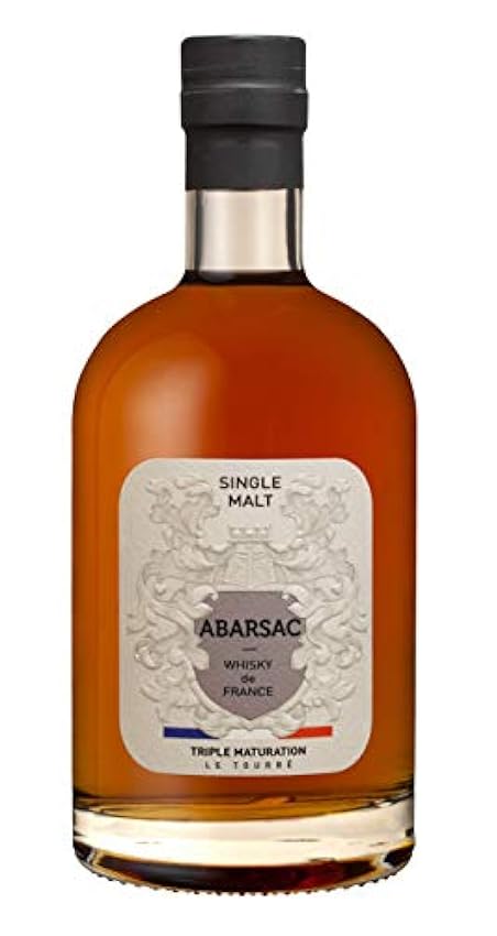 Whisky Abarsac LE TOURBE - Distillerie Adrian - Whisky de France - Whisky Triple Maturation 0.7 L MJPDHum0