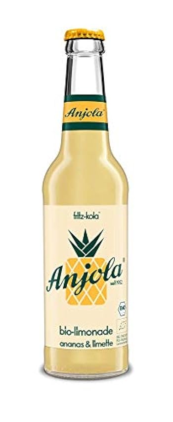 Anjola Limonade bio – l´original – 12 bouteilles en verre de 0,33 l avec gage Fritz Limonade Oeqy4Rqm