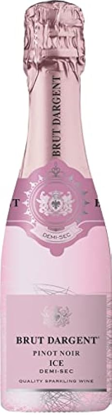 Brut Dargent Ice Pinot Noir - Vin effervescent Rosé Demi-Sec (6 x 0,20 L) lFmlVUkG