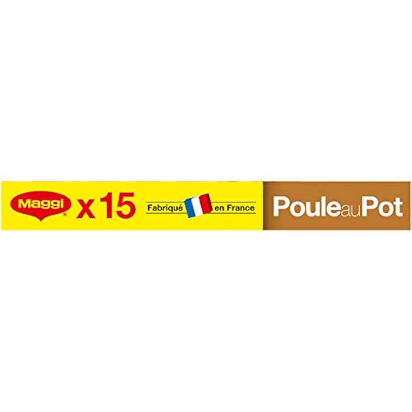 Maggi Bouillon KUB Poule au Pot (15 cubes) 150g - Lot de 10 Lr6UyEU4