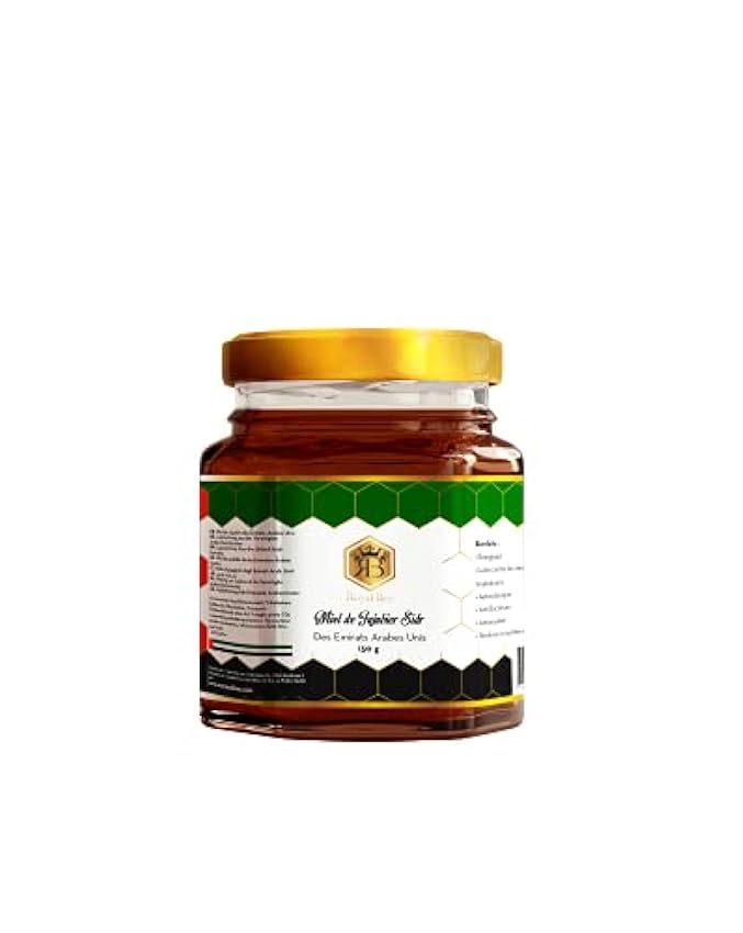 Miel de Jujubier des Emirats Arabes Unis 150 G + 1 cuillère en bois Offerte - miel de sidr - Naturel énergisant - cicatrisant ndyVjf0h