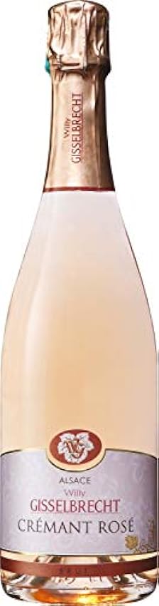 Crémant Rosé Gisselbrecht - AOC Alsace - 1 bouteille 75
