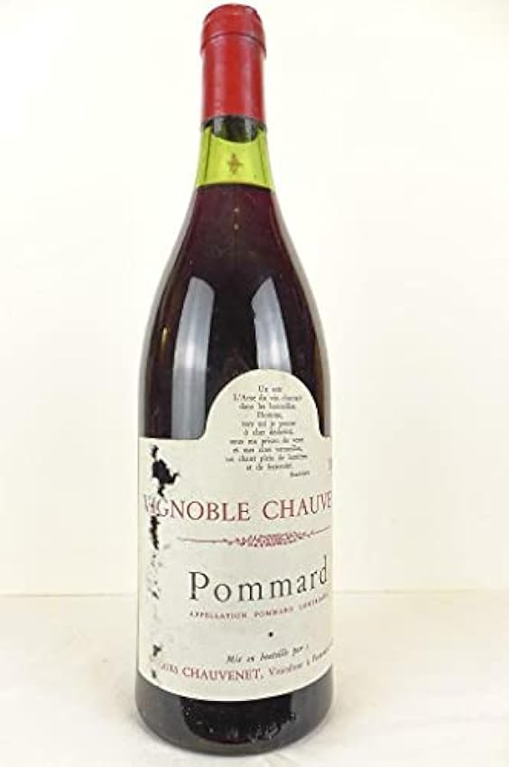 pommard chauvenet (étiquette abîmée b1) rouge 1978 - bo