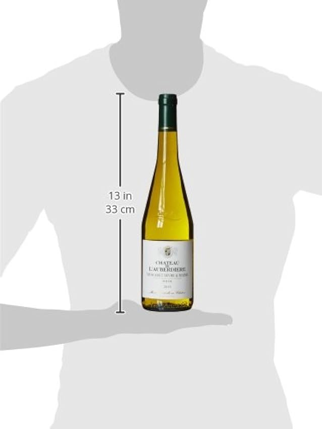 Château de L´Auberdière - Vin Blanc Sec AOC Muscadet Sèvre et Maine sur Lie (6 x 0.75 L) oA3TCGbf