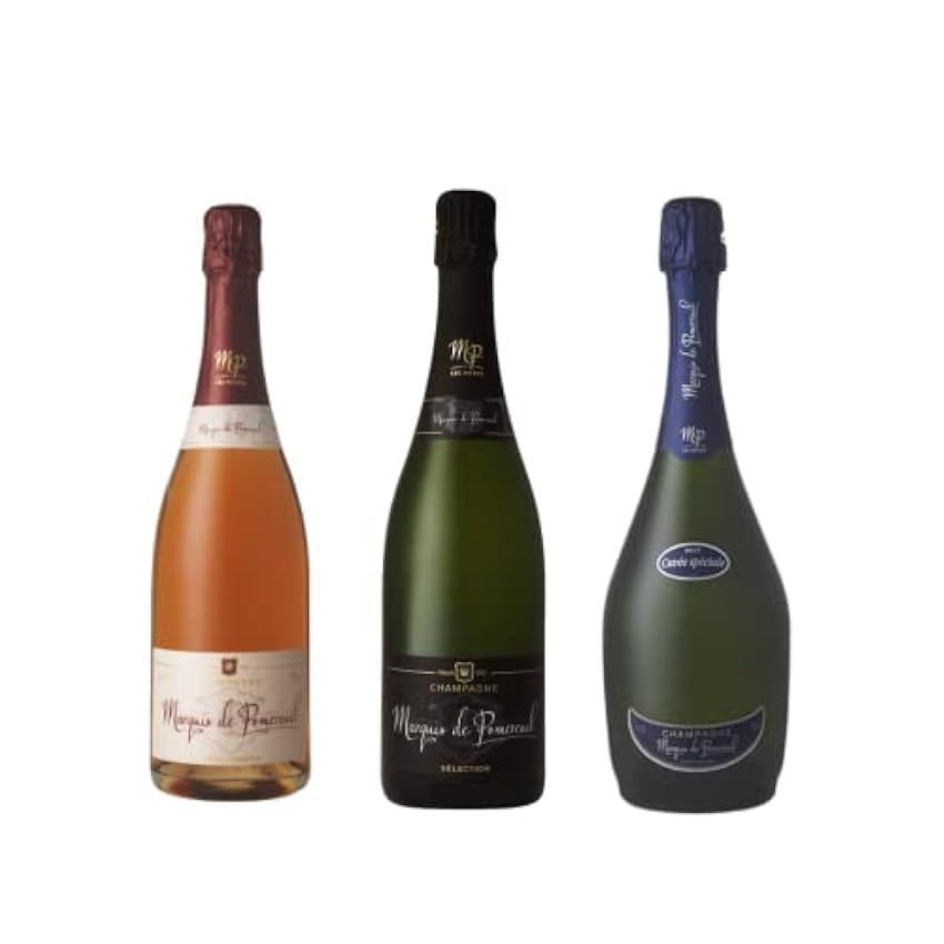 Champagne - Marquis de Pomereuil - Brut Sélection - Rosé tendre - Brut Cuvée Spéciale - 3x75cl mjx6LJlQ