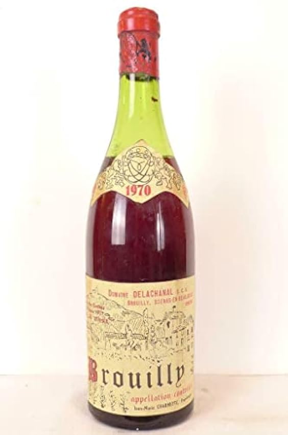 brouilly domaine delachanal rouge 1970 - beaujolais LvGsCxfq