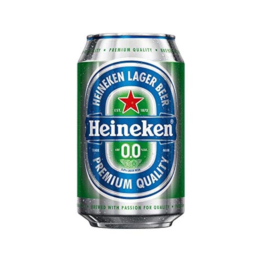 Heineken | Bière sans alcool 0.0 | 33cl | Pack de 24x33
