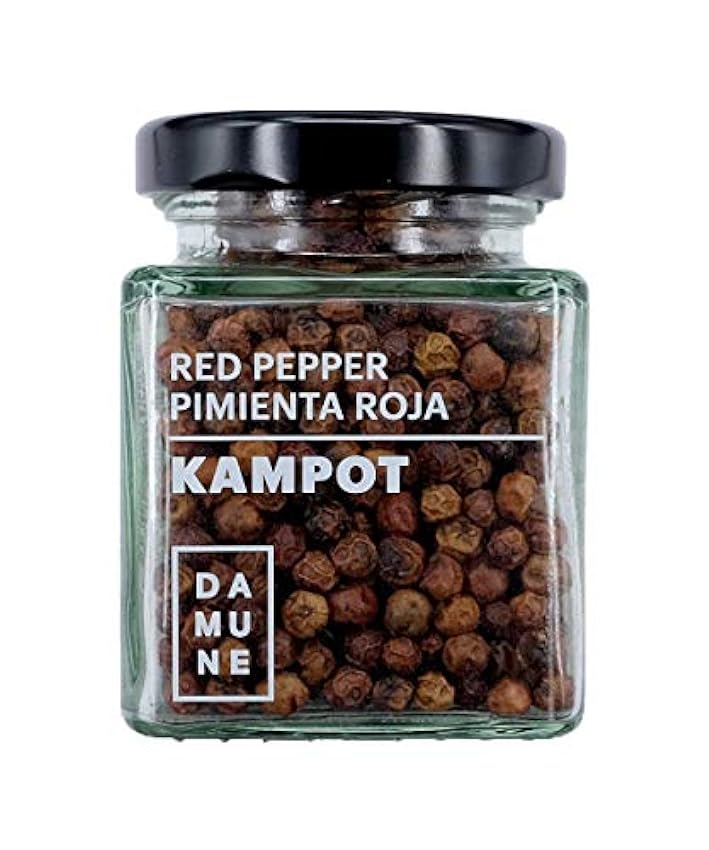 Poivre en grains de Kampot Premium: Noir (60g), Rouge (60g) et Blanc (60g) nIpUrImz