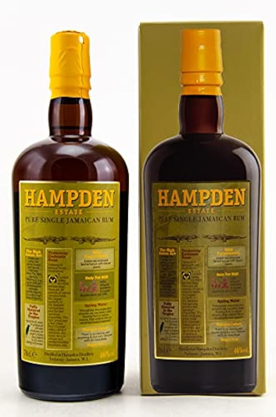 Hampden Estate 8 Years Old Pure Single Jamaican Rum 46% Vol. 0,7l in Giftbox nJjrIeCM