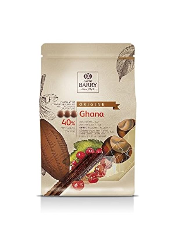 Cacao Barry - Ghana 76% Origine chocolat lait de couver