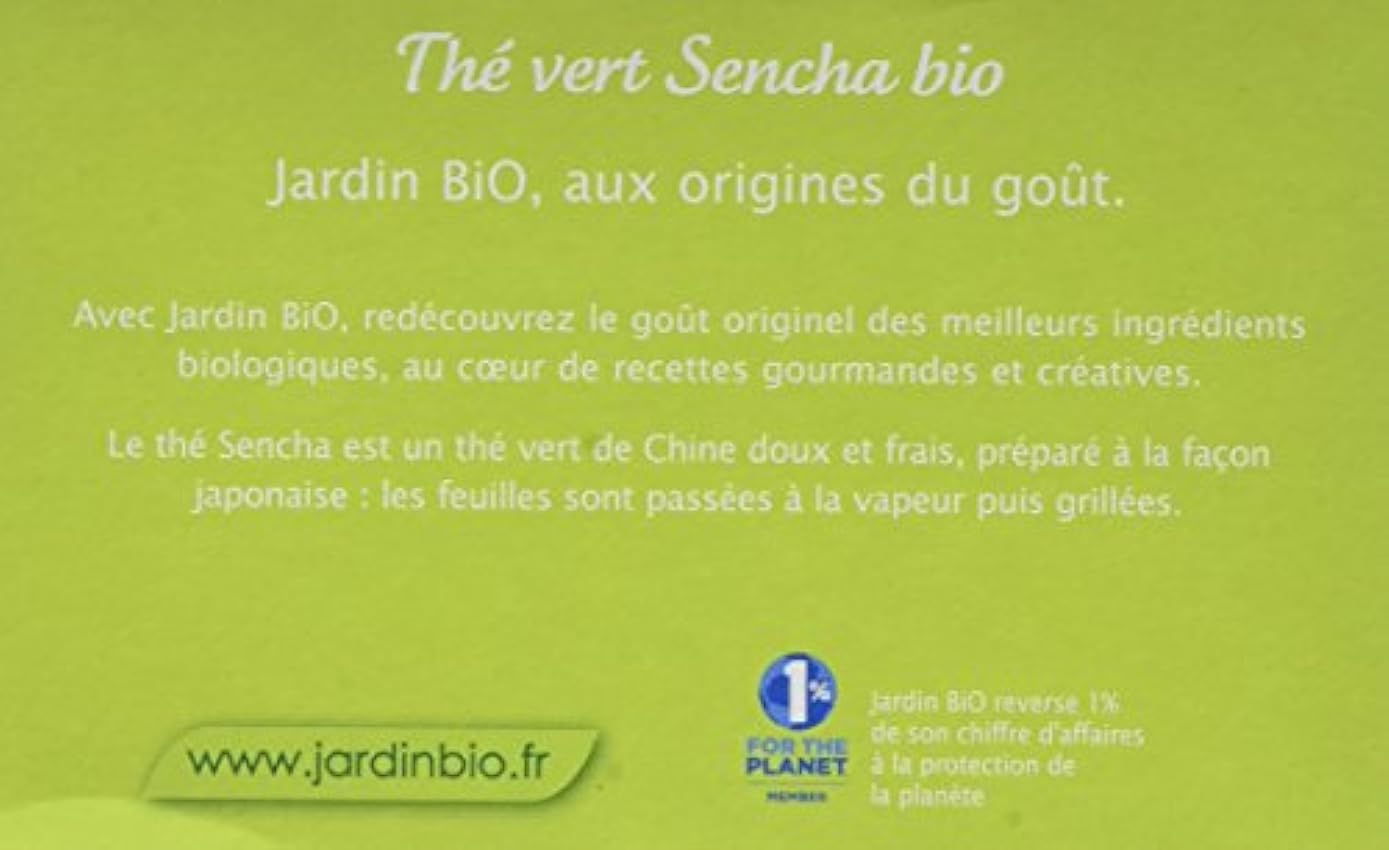 Jardin BiO étic - Thé vert Sencha LrJ4hO4i