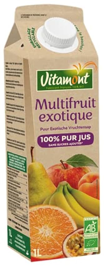 Vitamont Pur Jus Multifruits 1 litre LY23vA4f