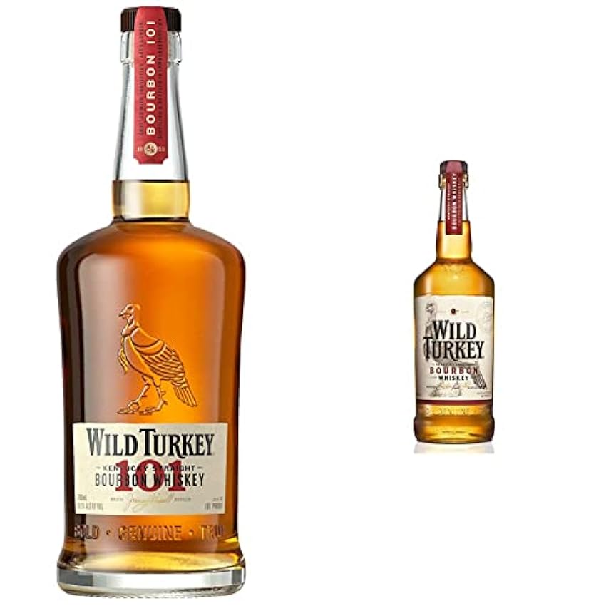 Wild Turkey 101 Bourbon Whiskey 0.7 L & 81 Proof Kentuc