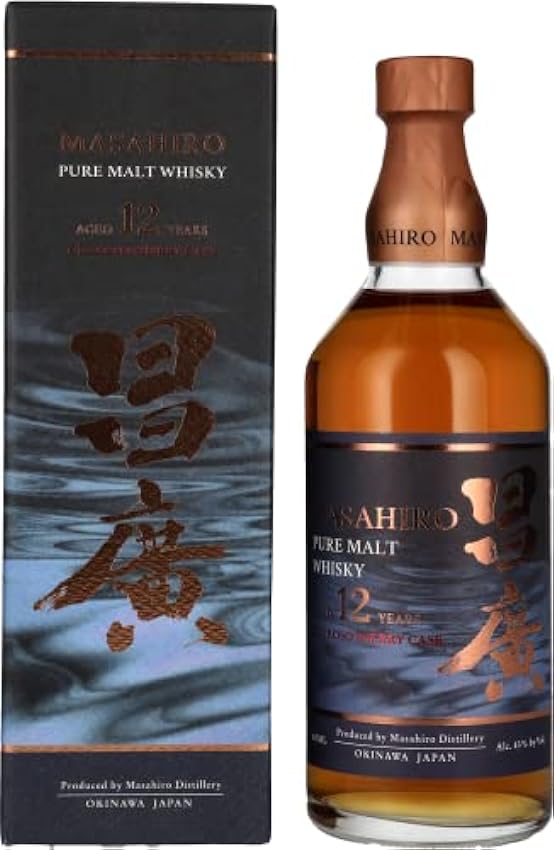 Masahiro 12 Years Old Pure Malt Whisky Oloroso Sherry Cask 43% Vol. 0,7l in Giftbox nQorkroT
