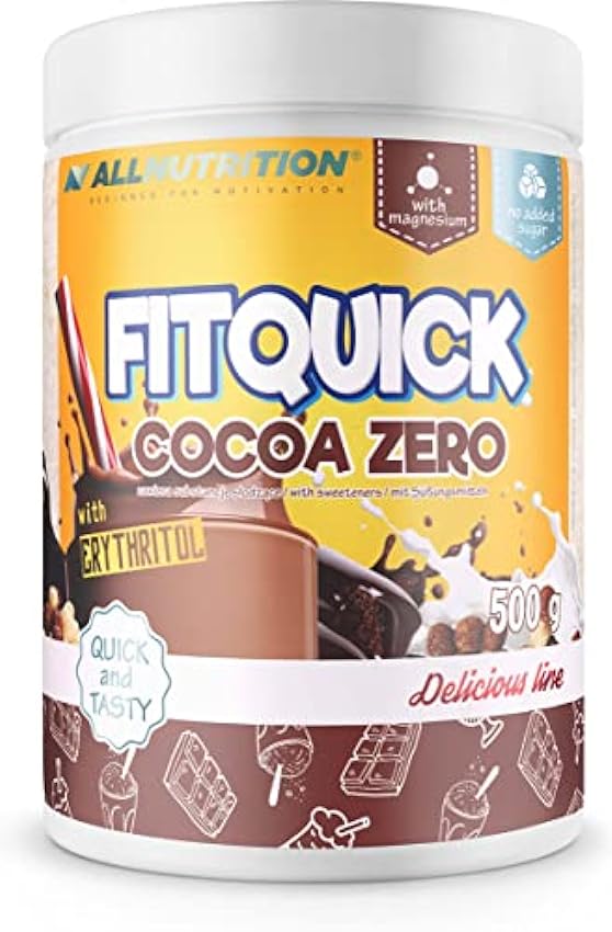 Allnutrition Fitquick Cocoa Zero 500G KW3Hs9se