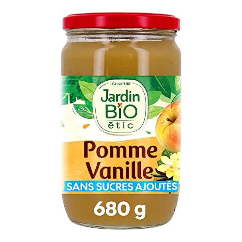 Jardin Bio Compote de Pomme et Vanille 680 g NBWMyZ4E