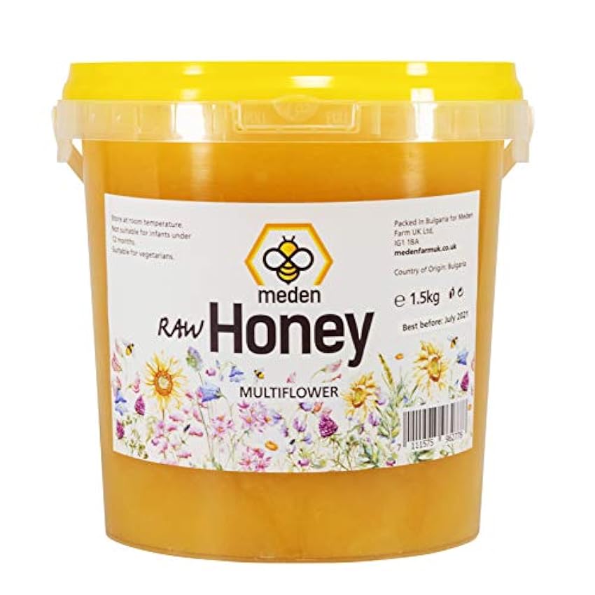 Meden Pure Raw Honey UK – Fleurs sauvages – Miel nature