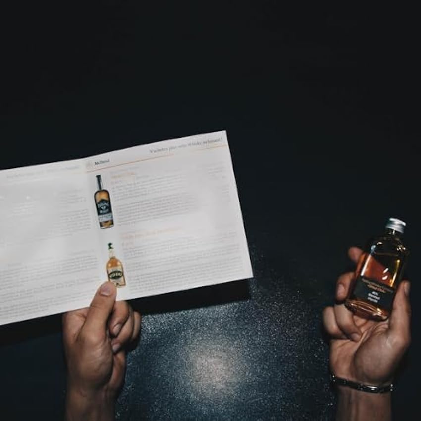 McBlend - Coffret de Whiskys Français - 4 x 50 ml - Coffret Dégustation de Whiskys Authentiques - Découvrez des Whiskys de Qualité - Cadeau Original - Cadeau pour Homme nV7WiScH