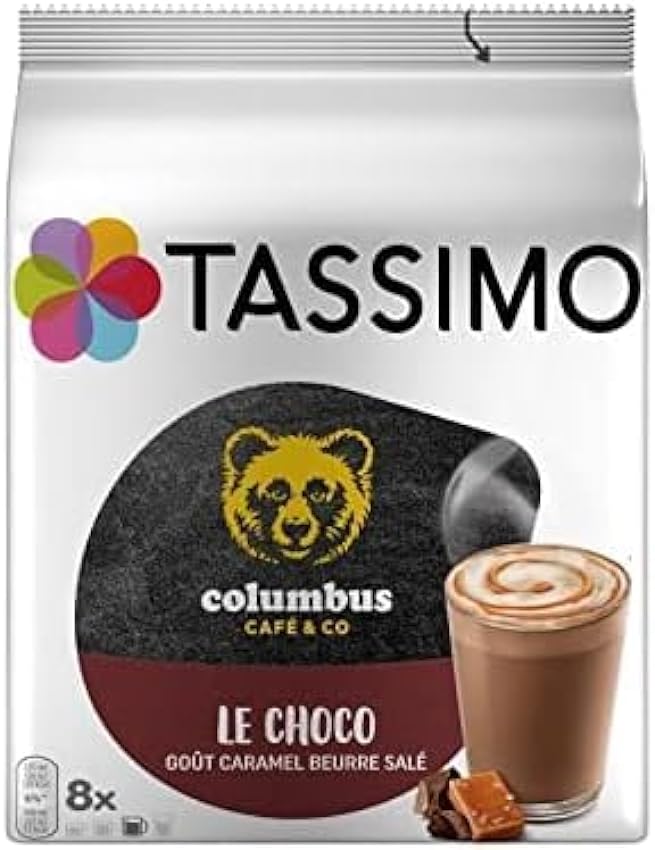 8 dosettes Chocolat Caramel au beurre salé - TASSIMO LO