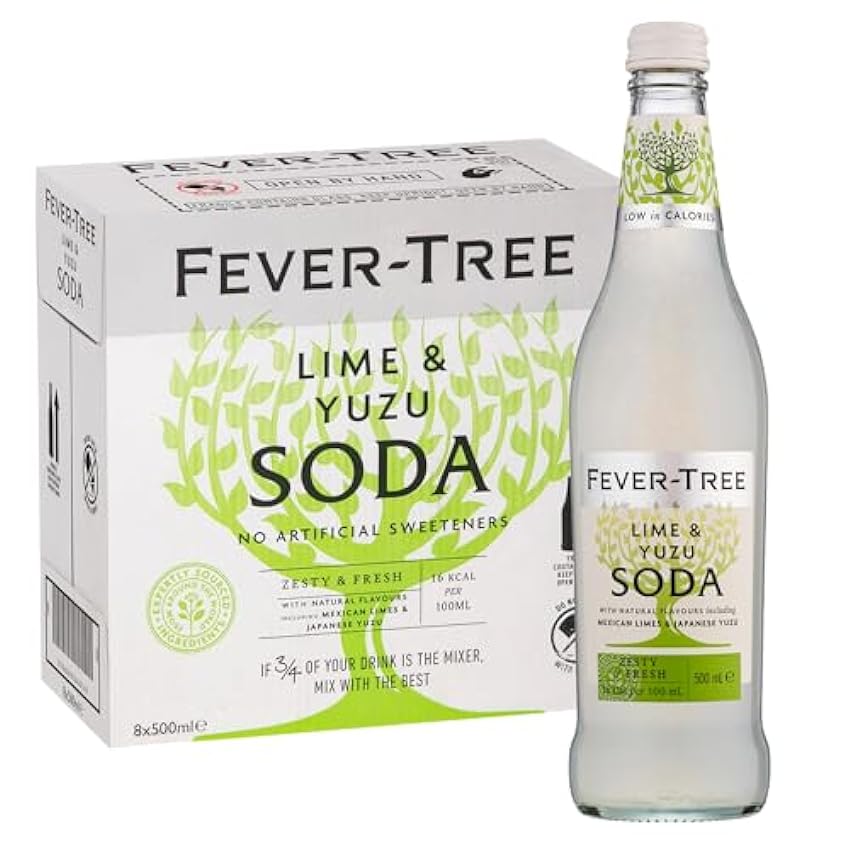 FEVER-TREE -Pack de 8 Bouteilles Mexican Lime - Soda Ci