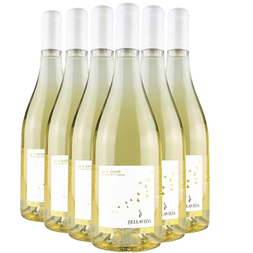 Côtes Catalanes Sun Drop - Blanc 2022 - Domaine Bellavista - Vin Blanc du Languedoc - Roussillon (6x75cl) BIO L6BXun0v