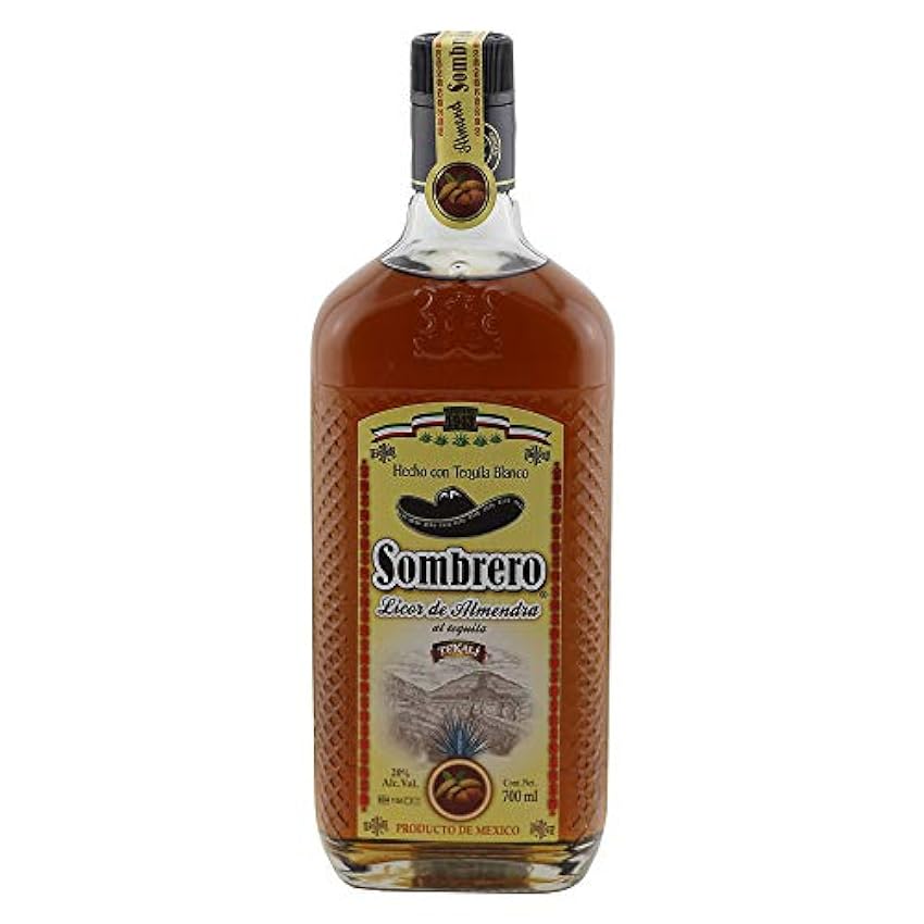 Sombrero Licor de Almendra al tequila 20% Vol. 0,7l OC6Rj2nZ