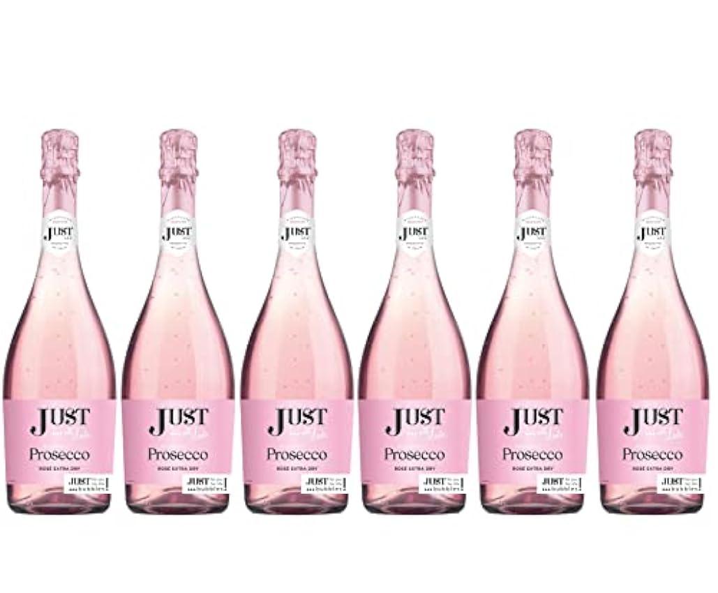 JUST - Prosecco Spumante Rosé - Vin rosé pétillant Extra Sec (6 x 0.75L) mac4IRQS