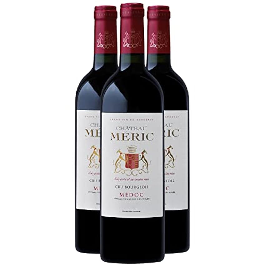 Château Méric Cru Bourgeois - Rouge 2019 - Médoc - Vin Rouge de Bordeaux (3x75cl) HVE NWhAWePv