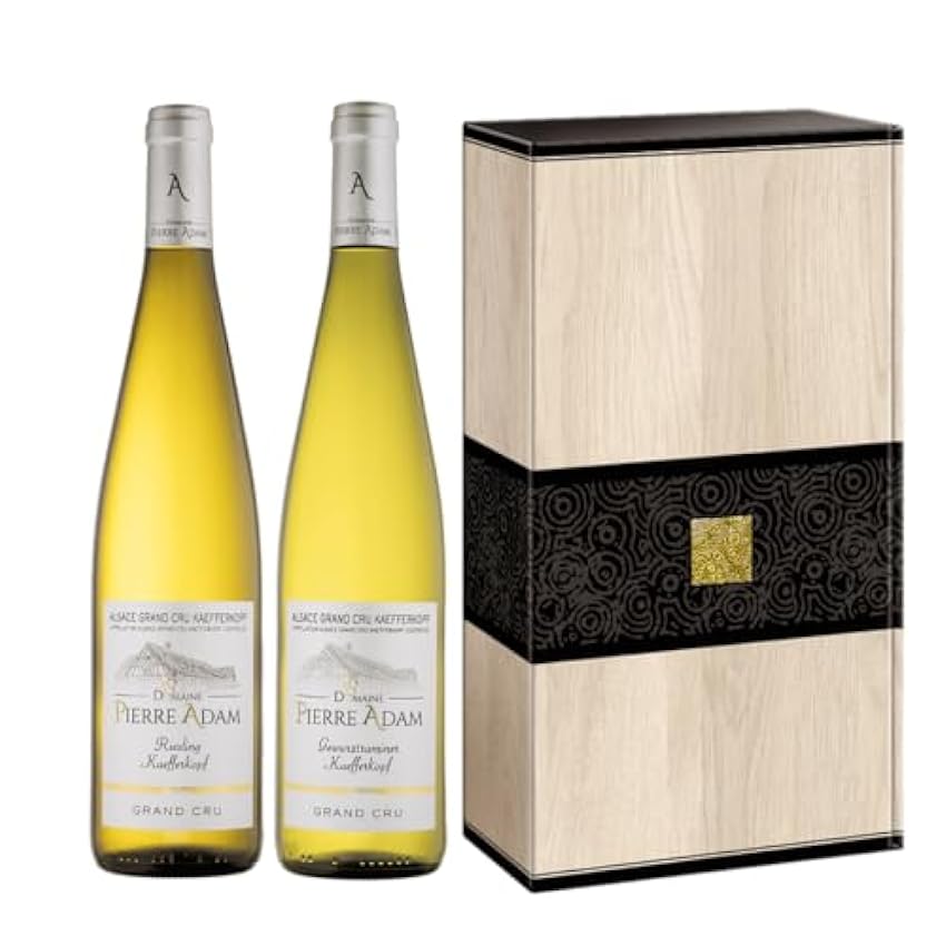 Coffret Cadeau 2 Bouteilles de Grands Crus - Vin d´Alsace - 2x75cL Direct Vigneron - Grands Crus d´Exception oGq754Xv