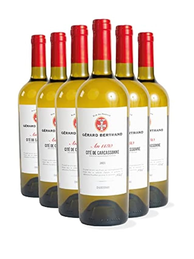 Gérard Bertrand Héritage An 1130 Vin Blanc | Chardonnay | IGP Cite de Carcassonne Sec | (6 x 0.75 l) MoehRjjQ