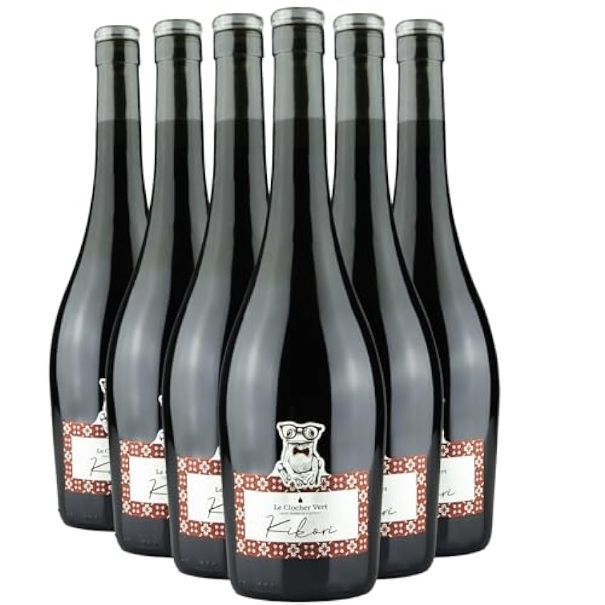 Pays d´Oc Kikori - Rouge 2022 - Clocher Vert - Vin Rouge du Languedoc - Roussillon (6x75cl) Mcdai2Fk