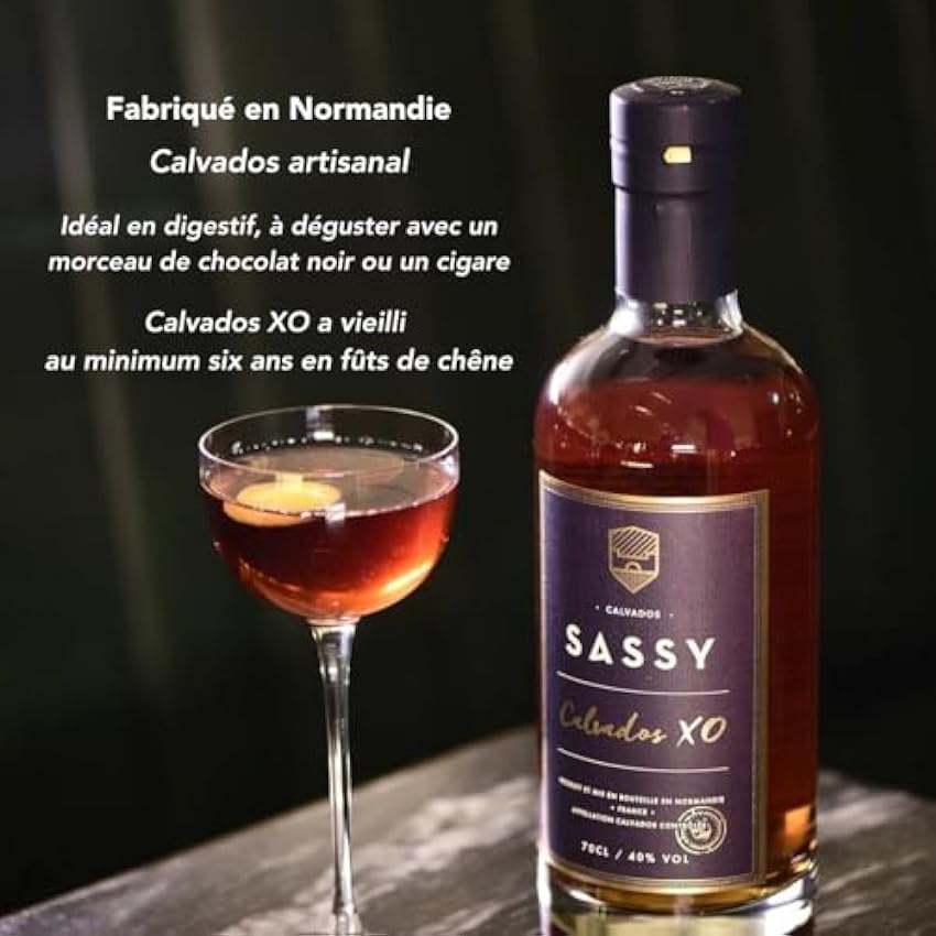MAISON SASSY - CALVADOS - Fabriqué en Normandie (Calvados Fine + XO) nGUNO0dq