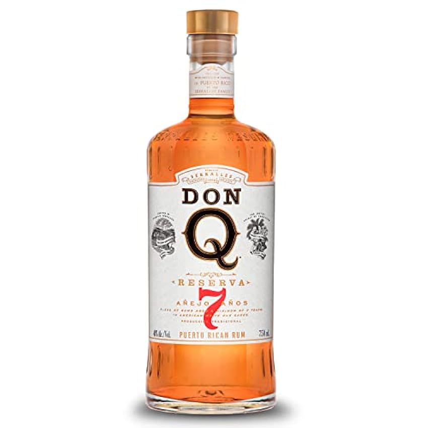 Don Q Reserva 7 Añejo Años Puerto Rican Rum 40% Vol. 0,