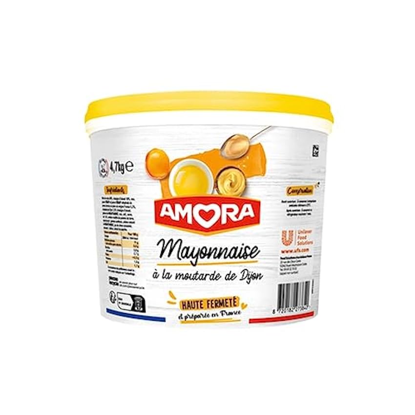 Mayonnaise de Dijon seau 4,7 kg Amora LVRKXYZu