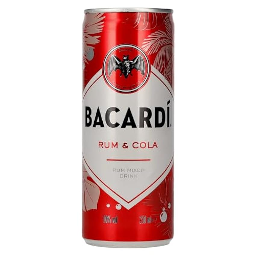 Bacardi Rum & Cola 10% Vol. 12x0,25l Dosen Mghz3zqb