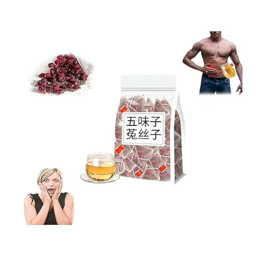Men’S Essentials Five Flavors Goji Berry Tea,5 Flavours Goji Berry Tea - Five Flavour Goji Berry Tea,Five Flavors Wolfberry Tea,Health Liver Care Tea,Chinese Herbal Medicine For Men (5 Box) n8RbBoPF