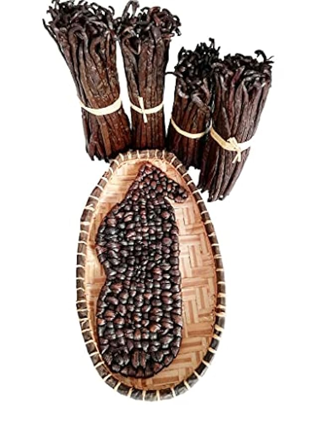 20 Gousses de vanille bourbon de Madagascar de moyenne taille 15 à 18cm - Arôme intense et saveur délicate N99IEDIg