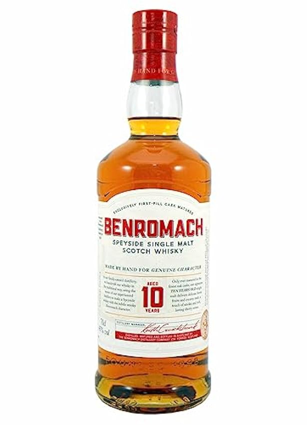 BENROMACH - 10 ans - Whisky Single Malt - 43% Alcool - Origine : Ecosse/Speyside - Bouteille 70 cl NAnYDXDw