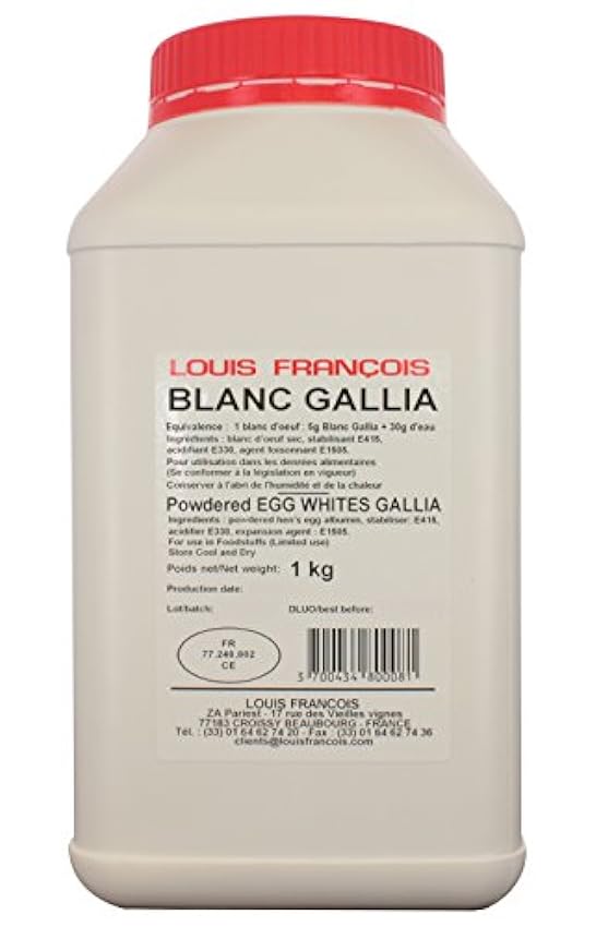 La boutique des pâtissiers - Blanc d´oeuf séché Gallia 1kg Ml13pt6R