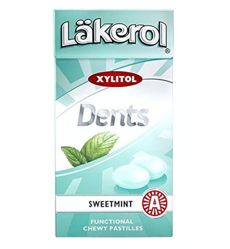 Cloetta Lakerol Dents Sweetmint pastilles 24 Des boites