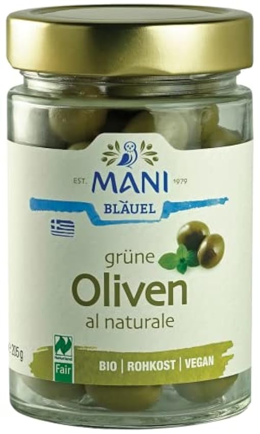 Grüne Oliven, al Naturale Bio GR-BIO-03 180g (vegan) LfaKUrwr
