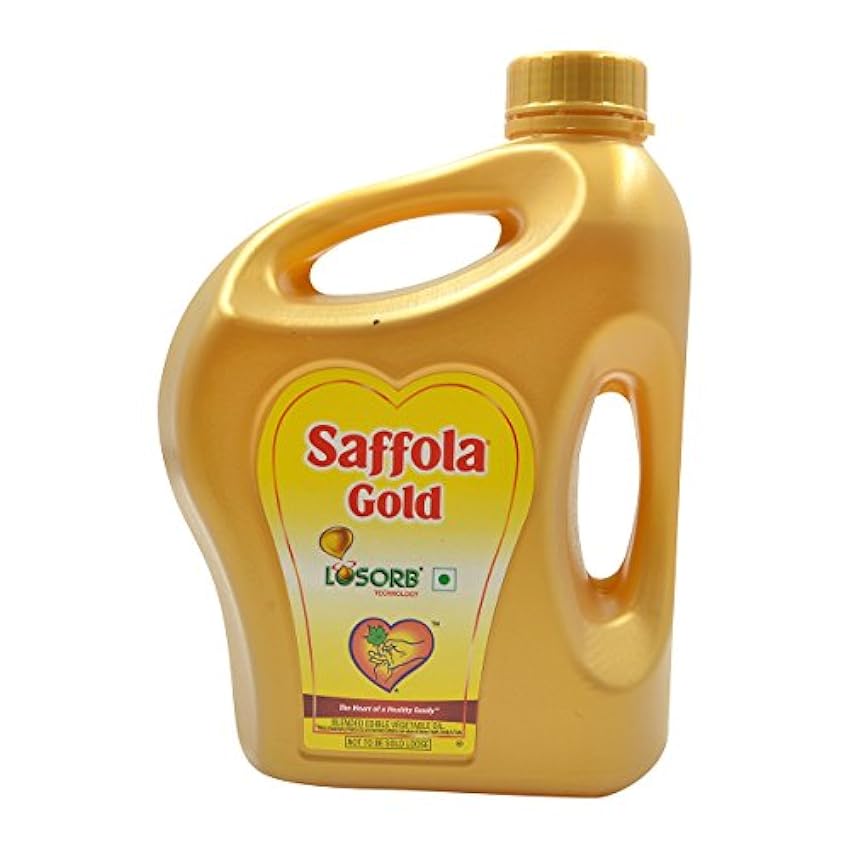 Saffola Gold, Huile végétale comestible mélangée, 2 lit