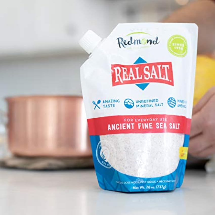 Real Salt Sea Salt - Pouch, 26-Ounce (Pack of 2) m28ZousY