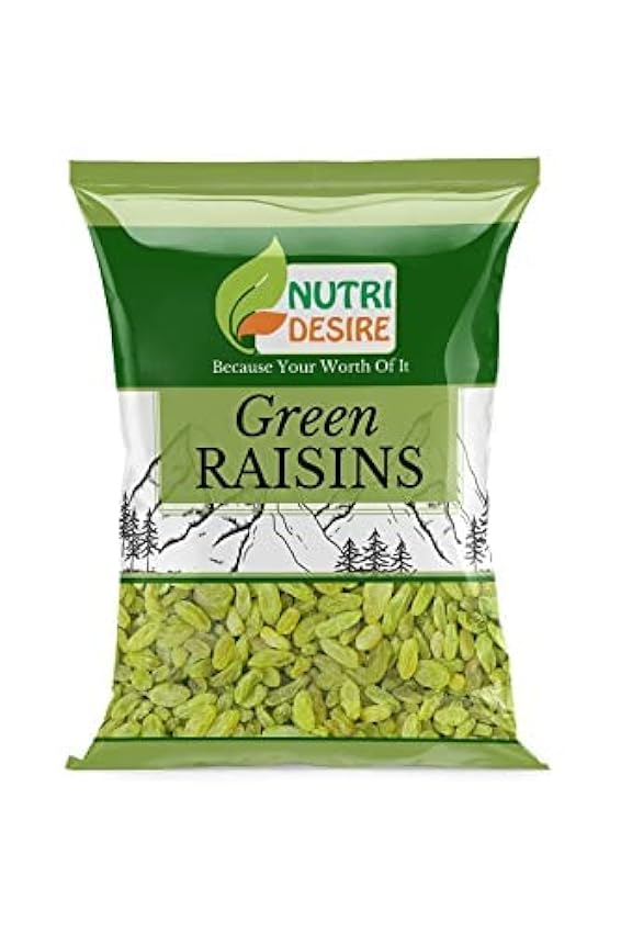 Nutri Desire Afghani Green Kishmish 500 g | Raisins ver