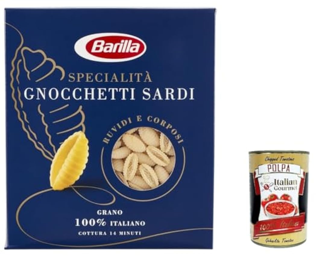 Lot de 20 pâtes Barilla Specialità Gnocchetti Sardi ita