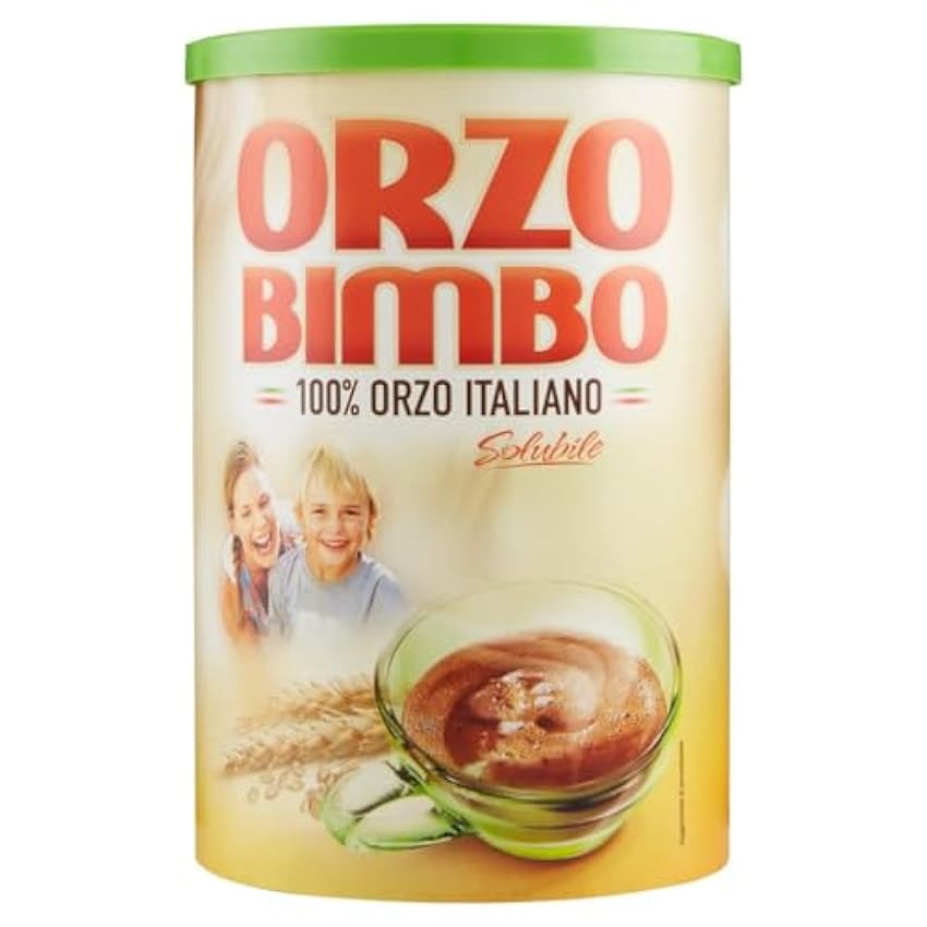 Orzo Bimbo Lot de 12 paquets de test solubles pour cappuccino d´orge 150 g + Orzo Bimbo Orzo Bimbo 200 g, une alternative sans caféine + 1 sachet de talc Felce Azzurra gratuit 100 g n22dUM2Q
