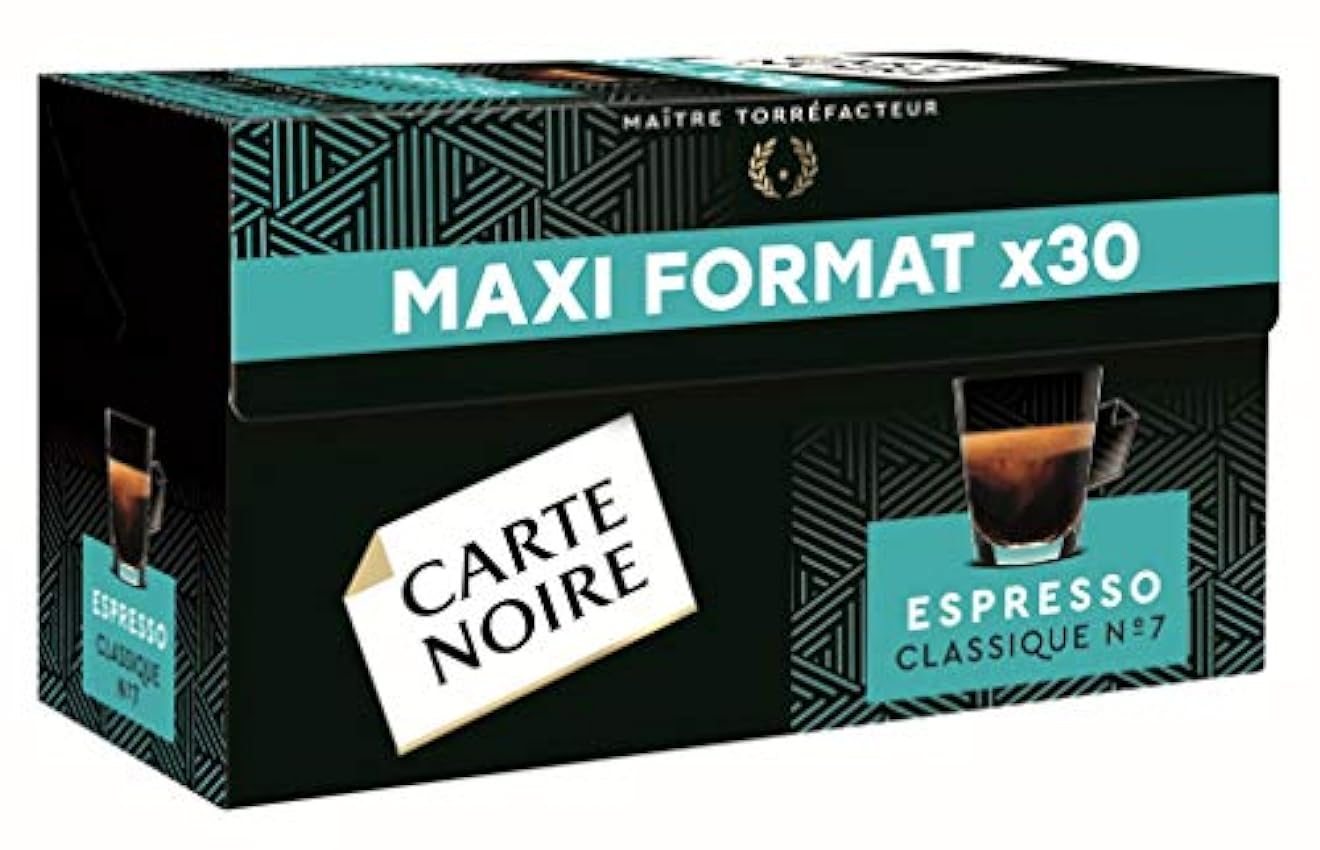 Carte Noire Espresso N7 Classique - 120 Capsules Compatibles Nespresso (Lot de 4 x 30) OPFbsqCT